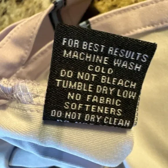 Turtleson Polo Shirt Mens XL Purple Blue Stripe Tour Performance Golf Stretch - Picture 9 of 9